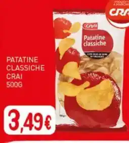 Crai Patatine classiche crai offerta