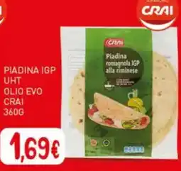 Crai Piadina igp uht olio evo crai offerta