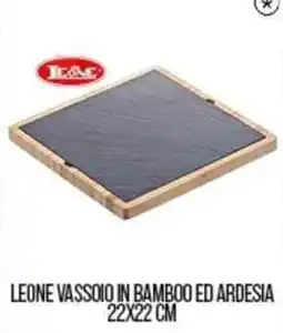 Cash pro Leone tagliere in legno con manico leone vassoio in bamboo ed ardesia offerta