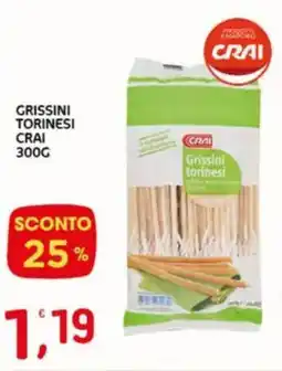 Crai Grissini torinesi crai offerta