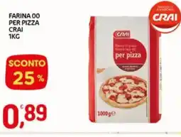 Crai Farina 00 per pizza crai offerta