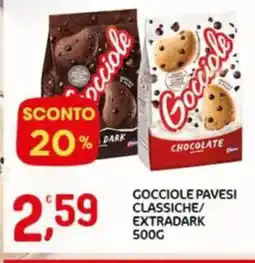 Crai Gocciole pavesi classiche/ extradark offerta