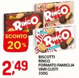 Crai Biscotti ringo formato famiglia vari gusti offerta