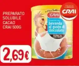 Crai Preparato solubile cacao crai offerta