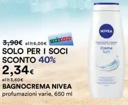 Ipercoop Bagnocrema NIVEA offerta