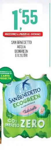 Vibian San benedetto acqua ecogreen offerta