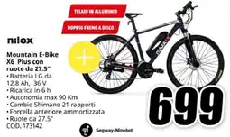 MediaWorld nilox Mountain E-Bike X6 Plus con ruote da 27.5 offerta