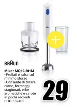 MediaWorld BRAUN Mixer MQ10.201M offerta