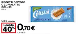 Coop Biscotti oswego o zuppalatte COLUSSI offerta