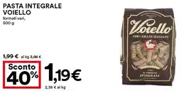 Coop Pasta integrale VOIELLO offerta