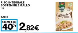 Coop Riso integrale sostenibile GALLO offerta