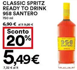 Coop Classic spritz ready to drink 958 SANTERO offerta