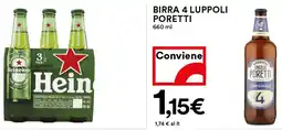 Coop Birra 4 luppoli PORETTI offerta