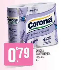Vibian Corona carta igienica lavanda offerta