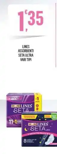 Vibian Lines assorbenti seta ultra vari tipi offerta