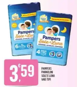 Vibian Pampers pannolini sole e luna vari tipi offerta