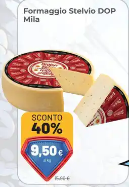 Coop Superstore Formaggio Stelvio DOP Mila offerta