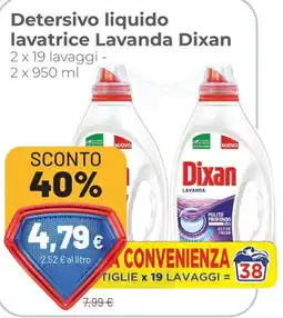 Coop Superstore Detersivo liquido lavatrice Lavanda Dixan offerta