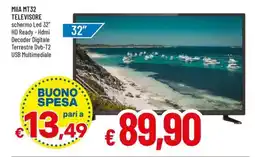Famila MIIA MT32 TELEVISORE offerta