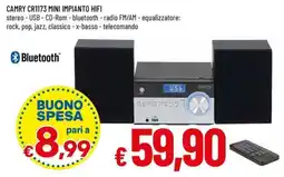 Famila CAMRY CR1173 MINI IMPIANTO HIFI offerta