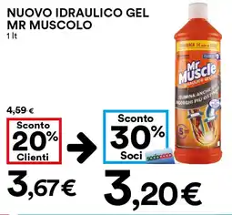 Coop Nuovo idraulico gel MR MUSCOLO offerta