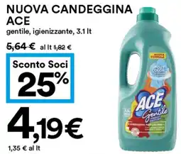 Coop Nuova candeggina ACE offerta