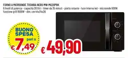 Famila FORNO A MICROONDE TOSHIBA NERO MW-MG20PBK offerta