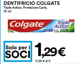Coop Dentifricio COLGATE offerta