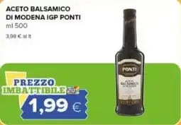 Tigre Aceto balsamico di modena igp PONTI offerta