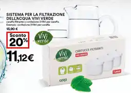 Coop Sistema per la filtrazione dell'acqua VIVI VERDE offerta