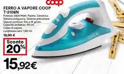Coop Ferro a vapore coop T-2108N offerta