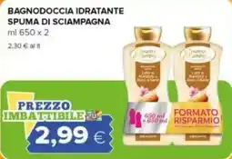 Tigre Bagnodoccia idratante SPUMA DI SCIAMPAGNA offerta