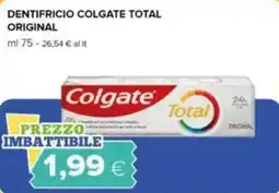 Tigre Dentifricio colgate total original offerta