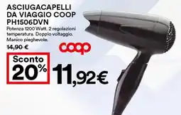 Coop Asciugacapelli da viaggio COOP PH1506DVN offerta