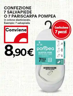Coop Confezione 7 salvapiede o 7 pariscarpa POMPEA offerta