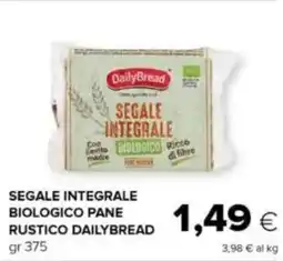 Tigre Segale integrale biologico pane rustico DAILYBREAD offerta