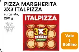 Coop Pizza margherita 3x3 ITALPIZZA offerta