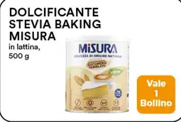 Coop Dolcificante stevia baking MISURA offerta