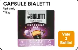 Coop Capsule  BIALETTI offerta