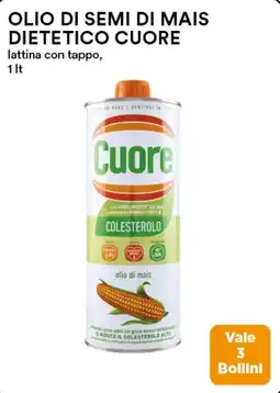 Coop Olio di semi di mais dietetico CUORE offerta