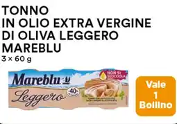 Coop Tonno in olio extra vergine di oliva leggero MAREBLU offerta