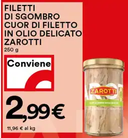 Coop Filetti di sgombro cuor di filetto in olio delicato ZAROTTI offerta