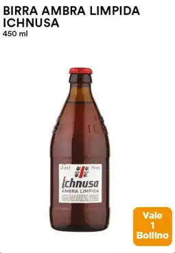 Coop Birra ambra limpida ICHNUSA offerta