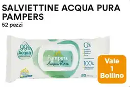 Coop Salviettine acqua pura PAMPERS offerta