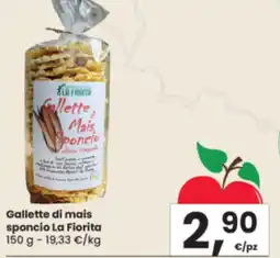 Eurospar Gallette di mais sponcio La Fiorita offerta