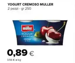 Tigre Yogurt cremoso MULLER offerta