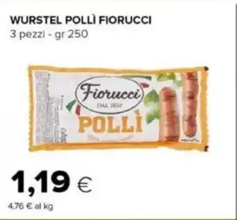 Tigre Wurstel pollì FIORUCCI offerta