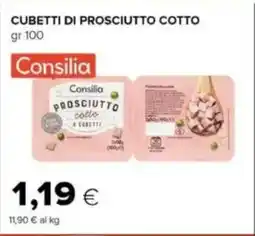 Tigre Consilia cubetti di prosciutto cotto offerta