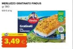 Tigre Merluzzo gratinato FINDUS offerta