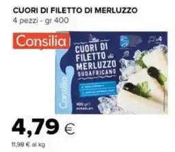Tigre Consilia cuori di filetto di merluzzo offerta